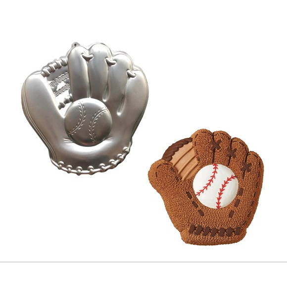 (二手) 美國 Wilton Baseball Glove Cake Pan 惠爾通棒球手套蛋糕烤盤 烤模 絕版品
