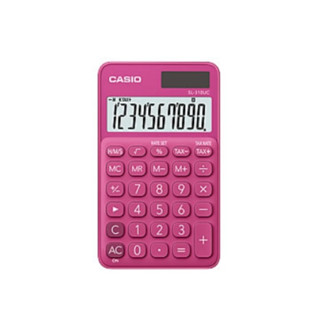 蝦皮隔日到貨 CASIO 卡西歐 甜心馬卡龍 計算機攜帶型SL-310UC-RD 墊腳石購物網