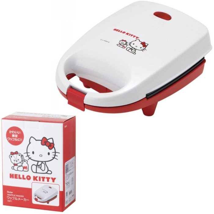 ♥小玫瑰日本精品♥ Hello Kitty 鬆餅專用造型機 造型鬆餅機 ~ 8