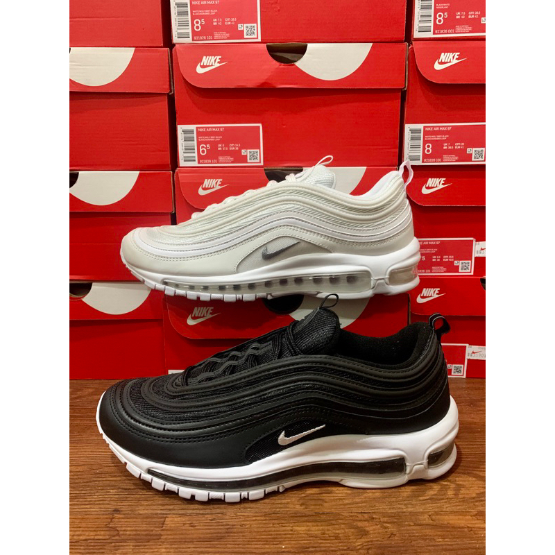 （現貨）Nike Air Max 97 全白 白魂 黑 白 黑魂 反光 氣墊鞋 復古運動鞋 921826-101/001