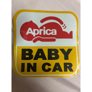 🌏 Aprica汽車反光防水BABY汽車貼紙