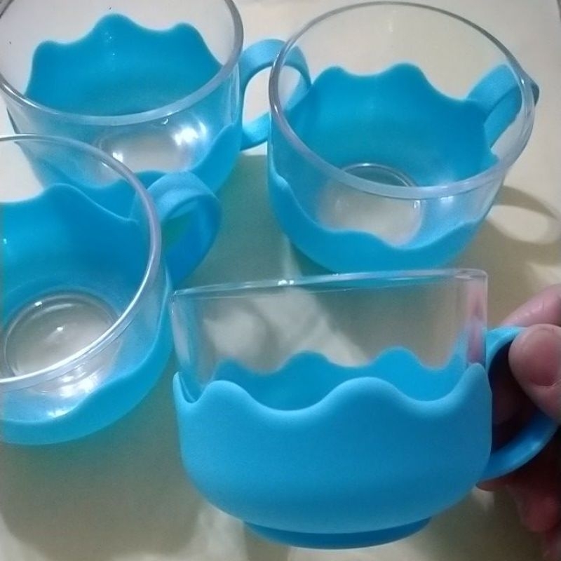 Recona 玻璃杯 水杯 布丁杯 果凍杯 慕斯杯 杯子 4個合售