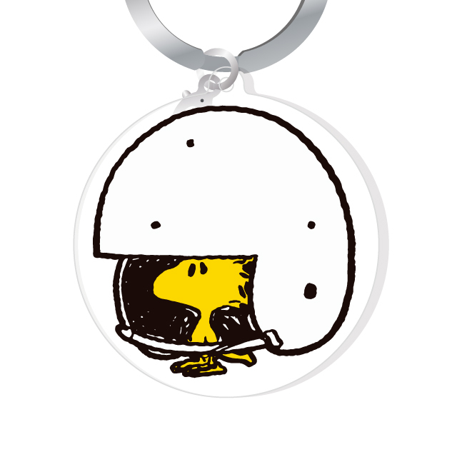 史努比一卡通-小黃鳥安全帽造型