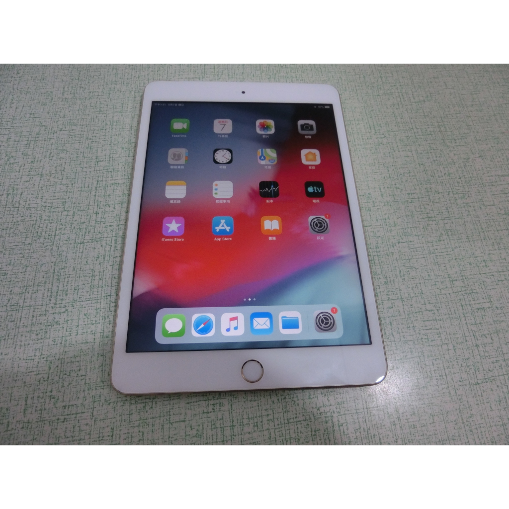 Apple iPad mini3 16G LTE A1600 金色 WiFi + 4G行動網路 正常良好 極新