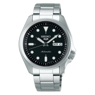 SEIKO 精工 5號Sports 系列時尚簡約黑面機械錶 40mm 【Watch On-line Store】