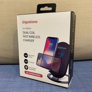 Gigastone 立達國際 雙線圈無線快充充電盤 GA9660B