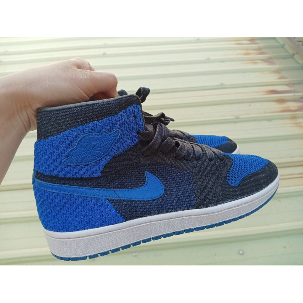 （ 不議價）正品 Nike air Jordan 1 Flyknit Royal Blue AJ1 919704-006