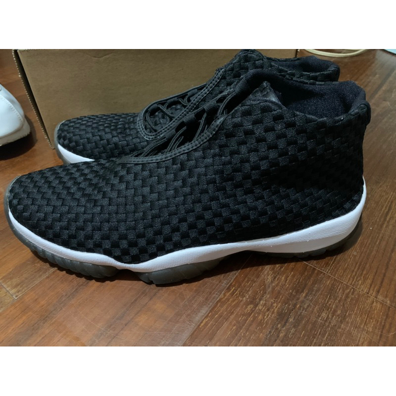 二手9成新NIKE AIR JORDAN FUTURE 黑色編織 US11版型偏小