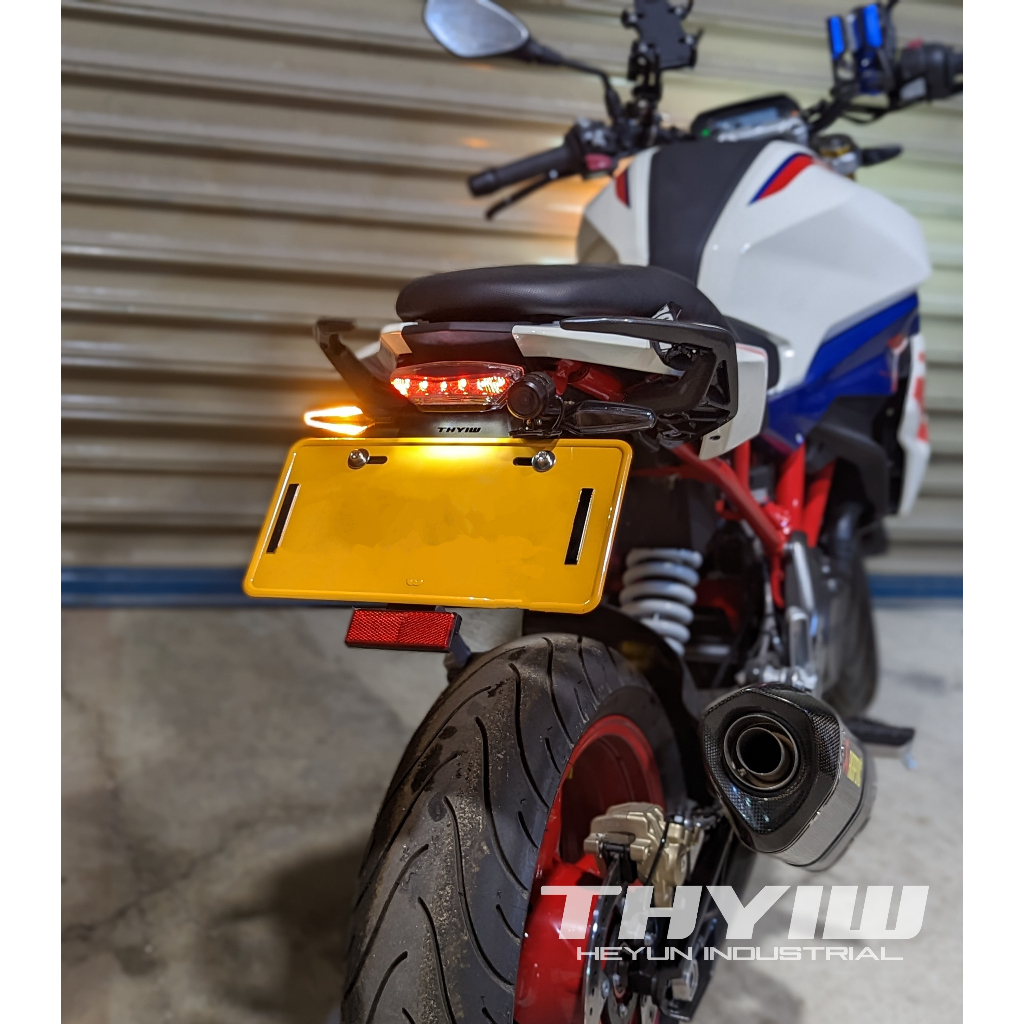 THYIW 赫允工業 HY BMW G310R 21-23 高強度 短牌架 牌架 後牌架 車牌架 全收線式牌架