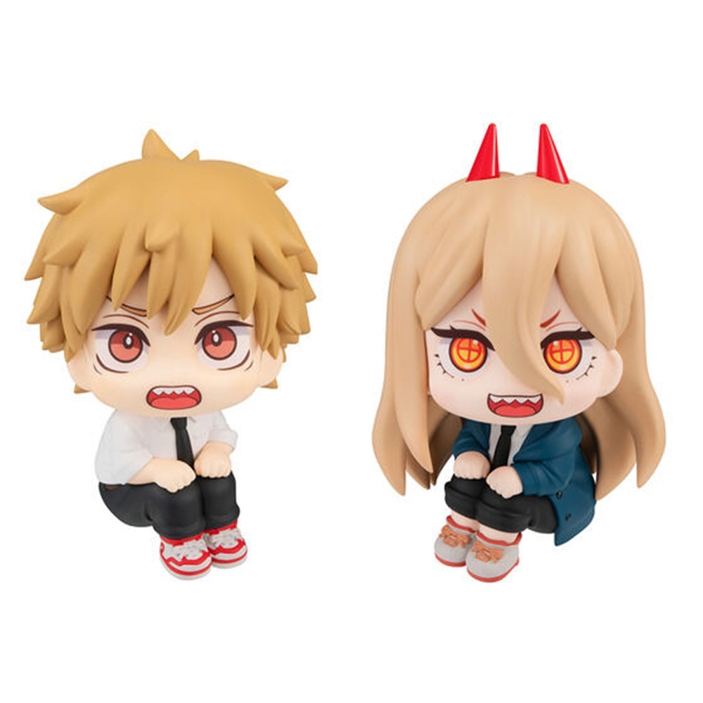 (MEGAHOUSE)代理版 LOOK UP 鏈鋸人 淀治＆帕瓦 豪華套組