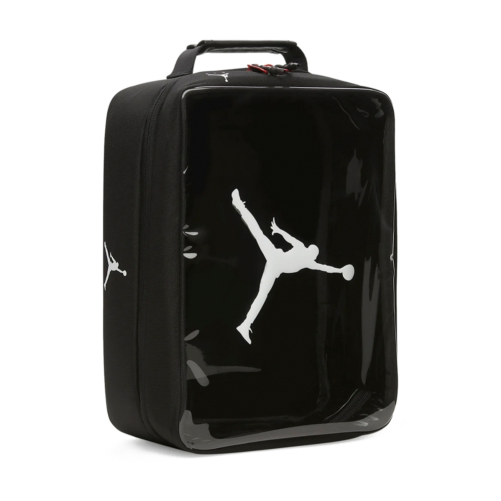 Nike 鞋袋 Jordan Shoe Bag  透明 喬丹 包包 手提包 亮面  黑漆皮  黑 JD2323009GS