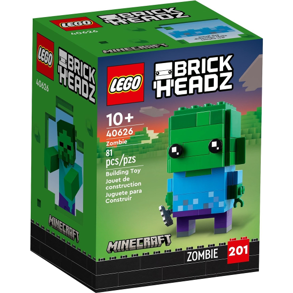 ||高雄 宅媽|樂高 積木|| LEGO“40626 Brickheadz Minecraft 殭屍“