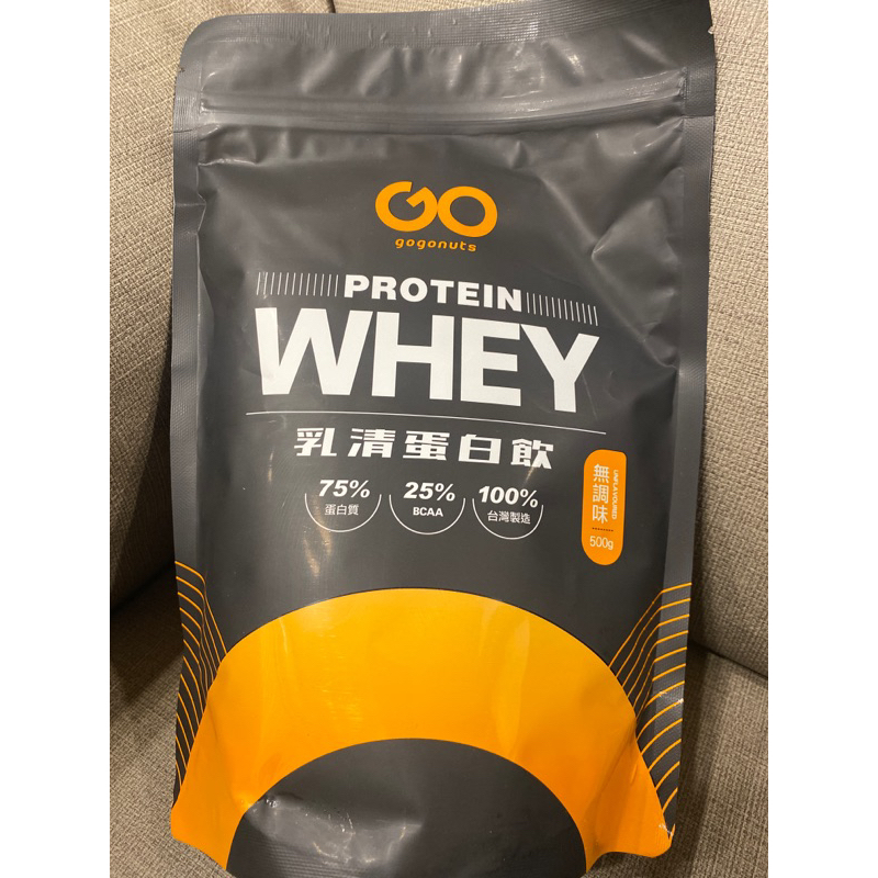 WHEY 果果堅果 Whey Protein乳清蛋白飲 (500g裝)經典原味（無調味）賣場另有1公斤包裝口味