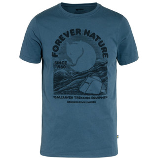 Fjallraven Equipment T-Shirt 男 有機棉短T 86976-534 靛藍｜碧綠商行
