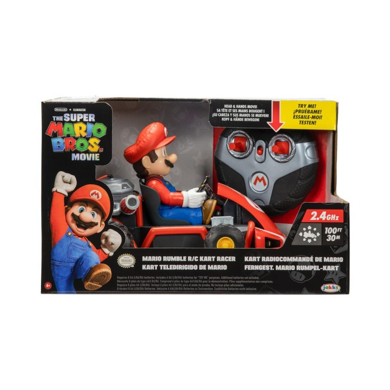 JAKKS Nintendo 任天堂 Super Mario 超級瑪利歐 瑪利歐電影 激速扭轉遙控車