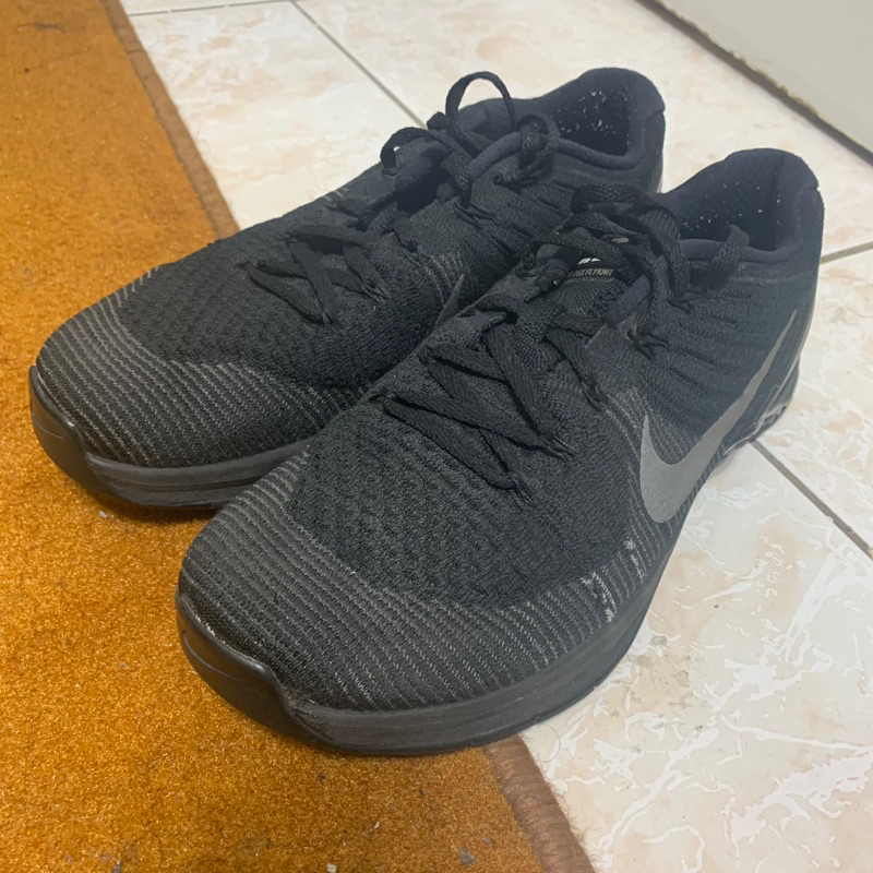 [US8.5] NIKE METCON 4 DSX FLYKNIT 黑色 透氣 運動 鞋 跑鞋 二手 SB DUNK