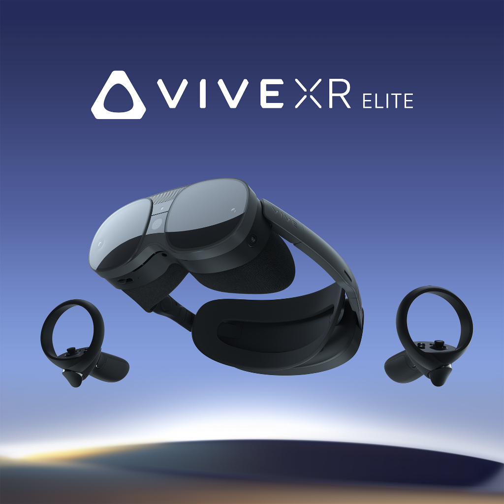 VIVE XR Elite  一體式VR頭戴裝置 虛擬實境【內含豪華配件4 件組】夏⽇VR遊戲節 限時贈強檔遊戲包