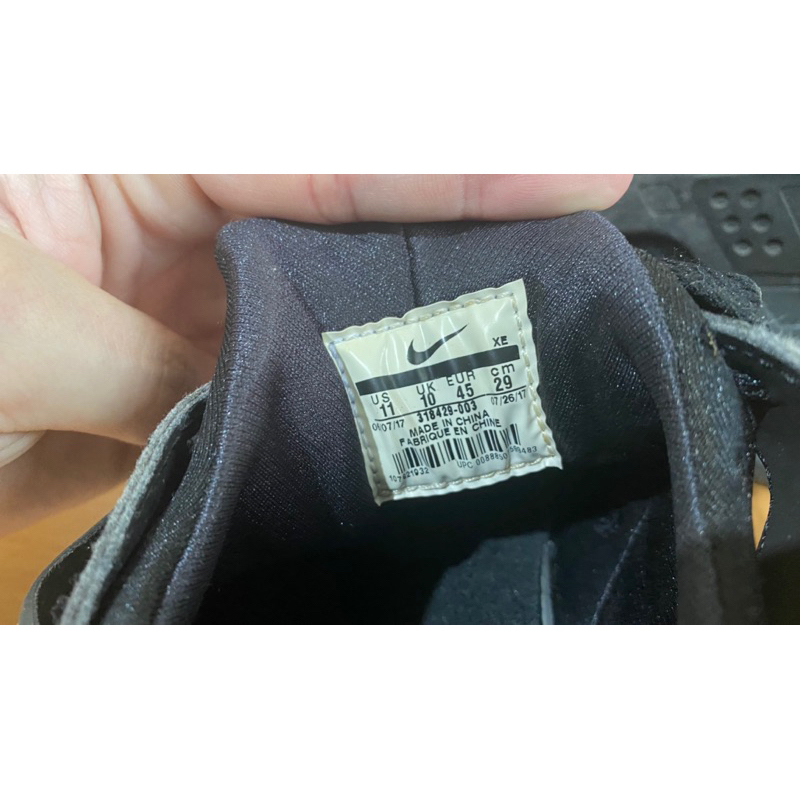 （二手）Nike air huarache 318429-003 全黑 黑魂 武士鞋 黑武士 男鞋
