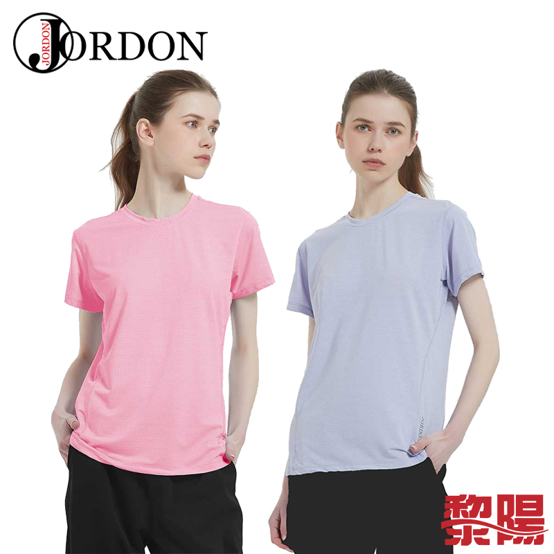 JORDON 橋登 女圓領 銀纖抗菌短T排汗/透氣/快乾 10OW28226