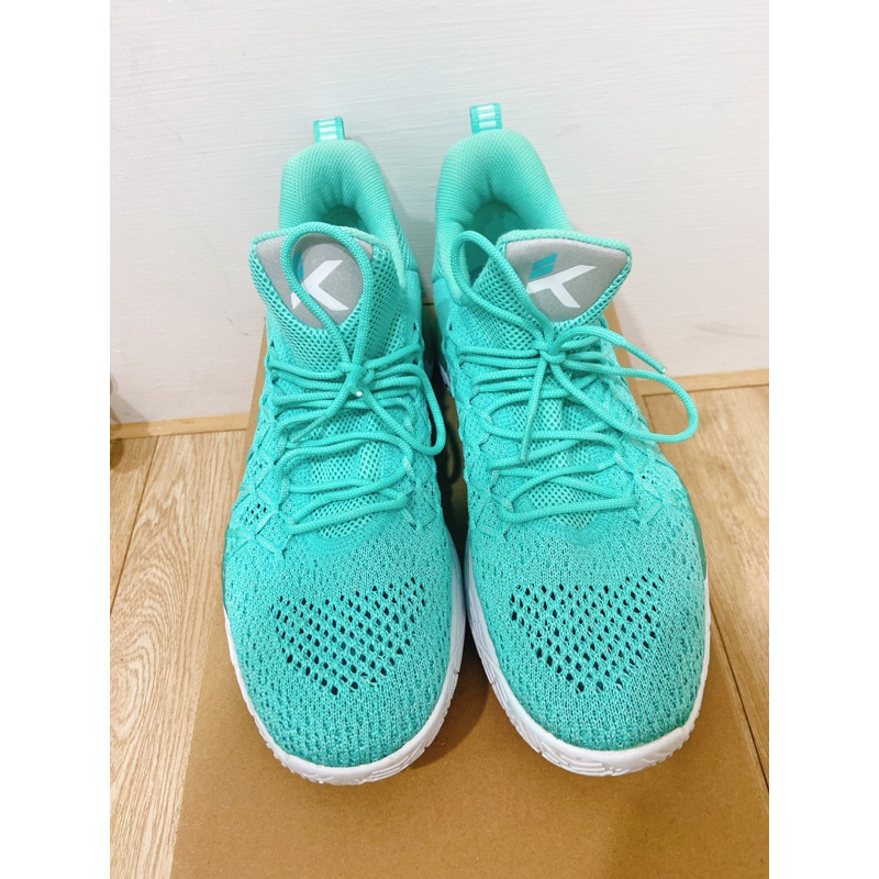 Anta 安踏籃球鞋 Kt系列 US9 26.5cm 湖水綠