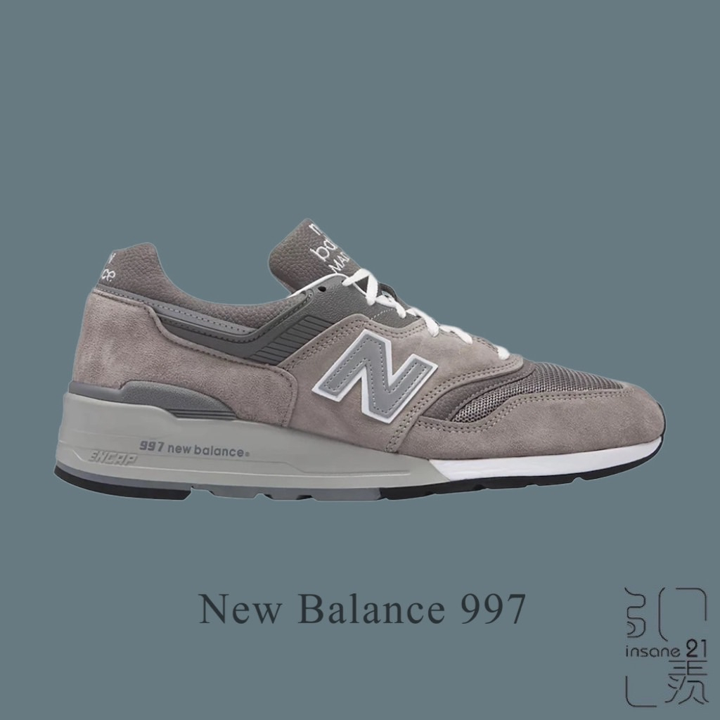 NEW BALANCE 997 經典 元祖灰 荔枝皮 美製 復古 M997GY【Insane-21】