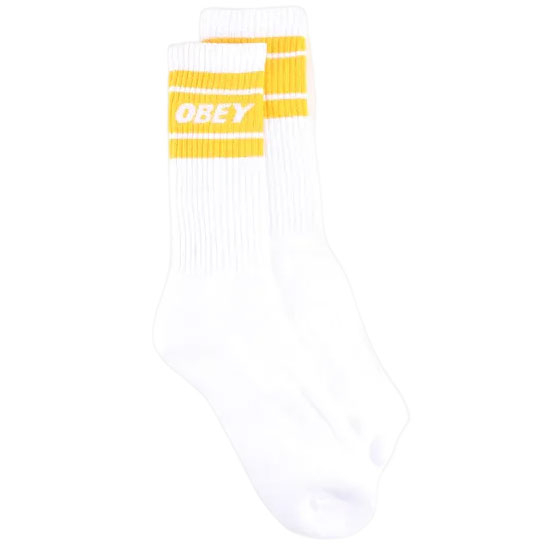 OBEY 100260093-NHYB COOPER II SOCKS 中筒襪 / 小腿襪 (黃色) 化學原宿