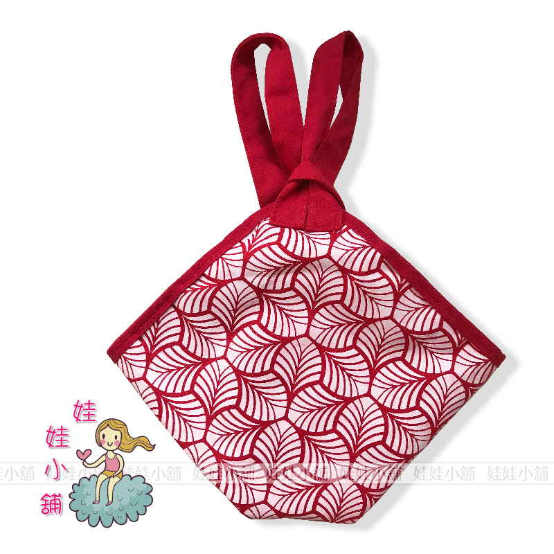 💟娃娃日雜小舖💟日本京都和風紅葉帆布手提袋 便當包 午餐袋 桌巾布 餐巾墊 手提包