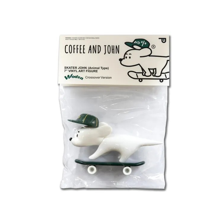 WODEN X SKATER JOHN (Animal Type) 7” VINYL ART FIGURE 軟膠玩具