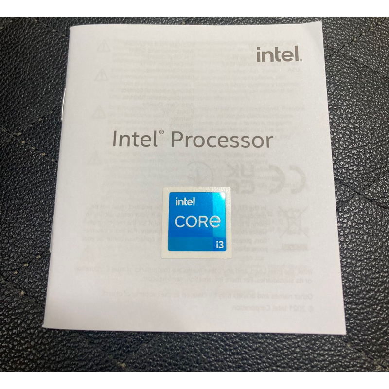英特爾 intel  貼紙 中央處理器 處理器 CPU cpu I3 i3 12代 1700 腳位 12100貼紙