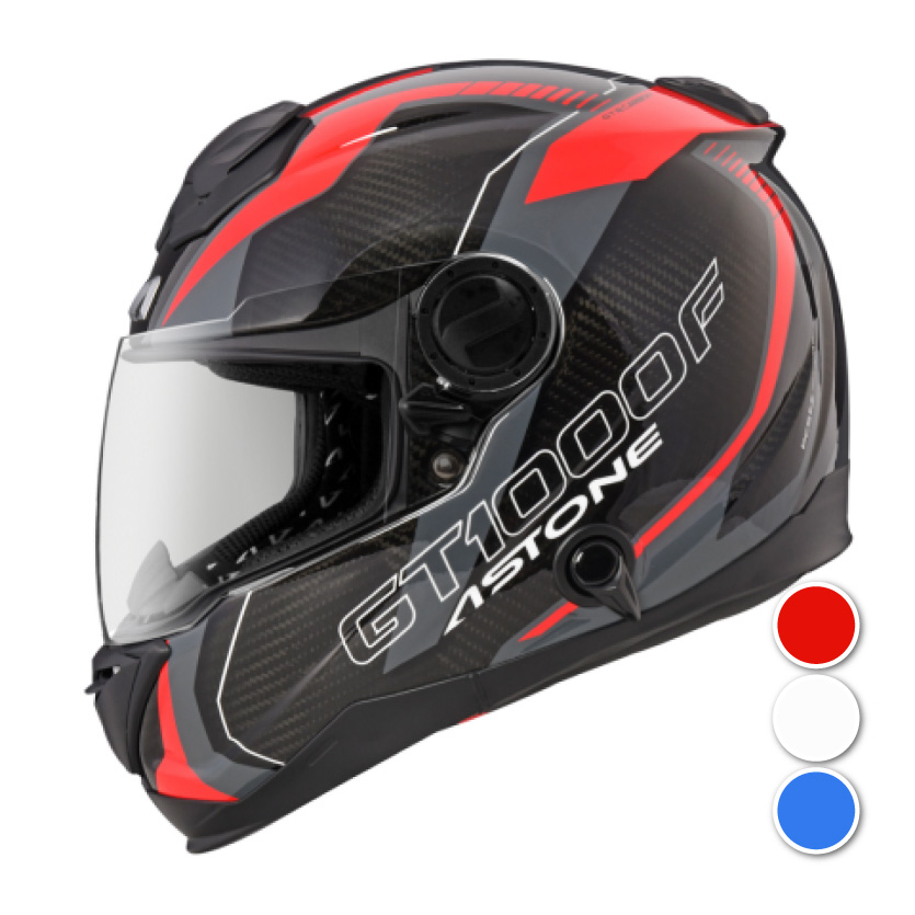 [安信騎士] ASTONE GT-1000F 碳纖維 AC11 彩繪 全罩 安全帽 內墨鏡 雙D扣 GT1000F