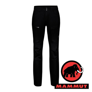 【MAMMUT 長毛象】Zinal 男防潑水彈性軟殼長褲 『黑』1022-01970