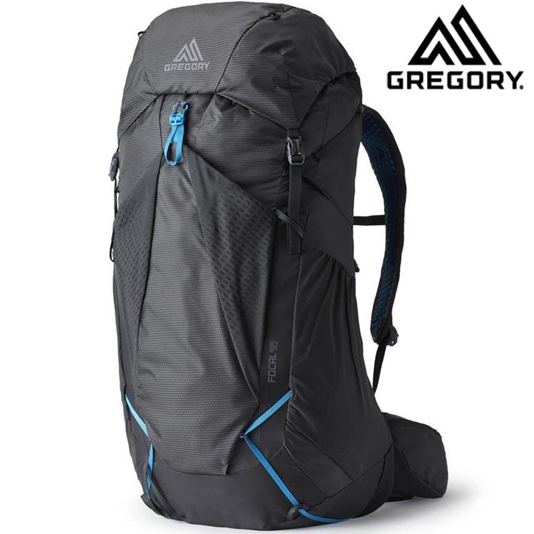 Gregory Focal 48 男款 登山背包 48L 141328 7416 臭氧黑