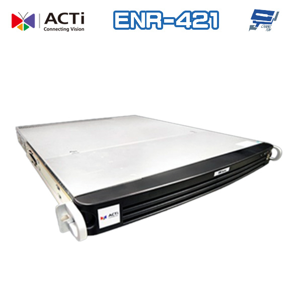 昌運監視器 ACTi ENR-421 32路 4硬碟 機架式 NVR 錄影主機 支援雙向音頻 請來電洽詢
