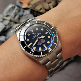 [六樓先生]OceanX sharkmaster Vsms521 復古藍寶石鏡面 機械錶 潛水錶 水鬼