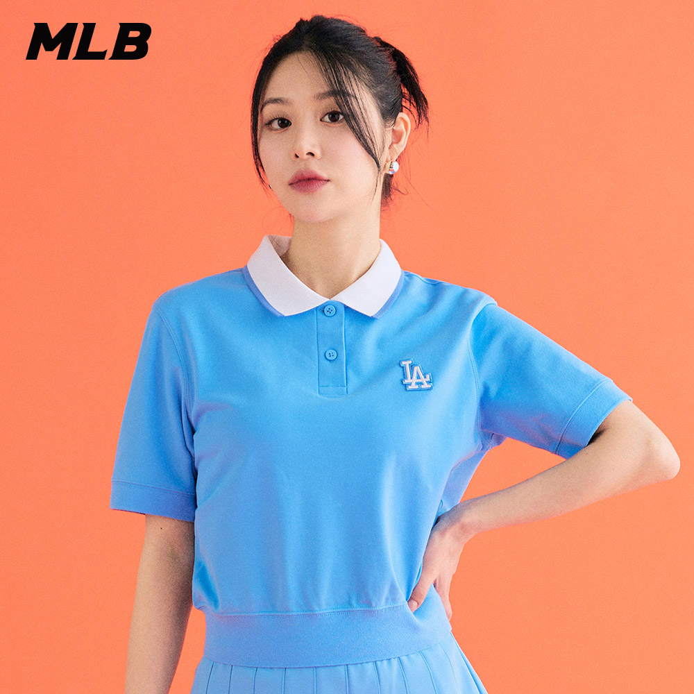 MLB 女版短袖Polo衫 洛杉磯道奇隊 (3FPQB0233-07SBS)【官方旗艦店】