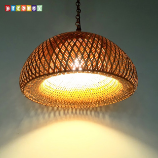 DecoBox峇里島原色竹燈罩(55公分-原色)-不含燈泡,線材(桌燈罩.立燈罩.吊燈罩)