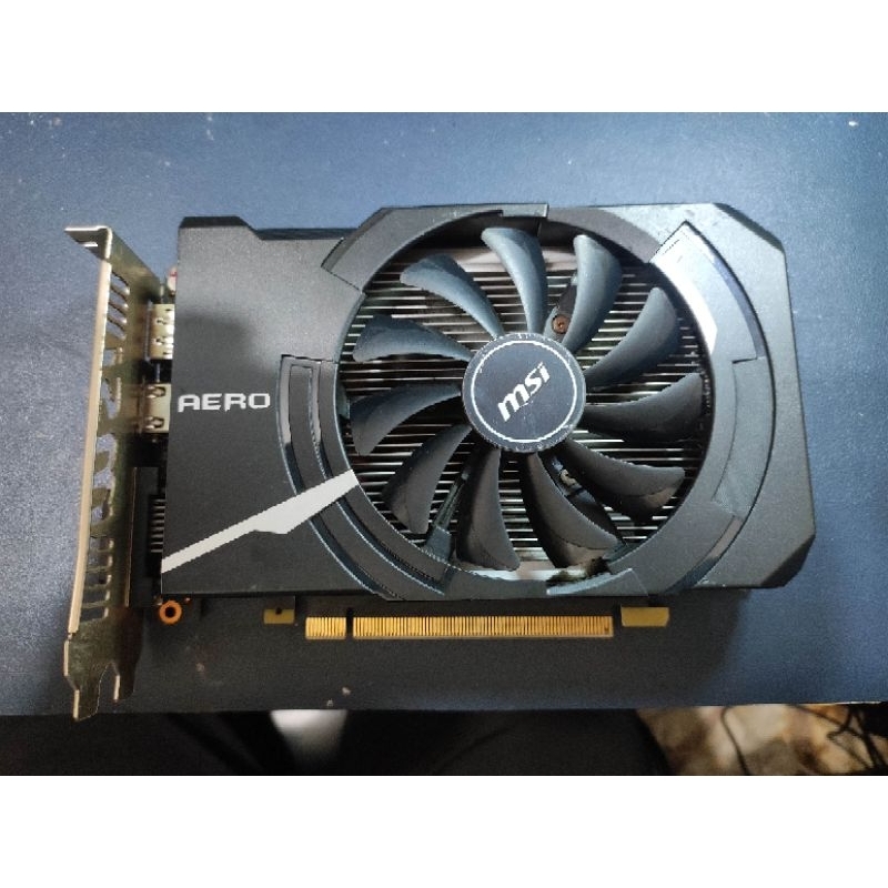 微星 MSI GTX 1050 TI AERO 4G OCV1 免插電 過測良品顯卡