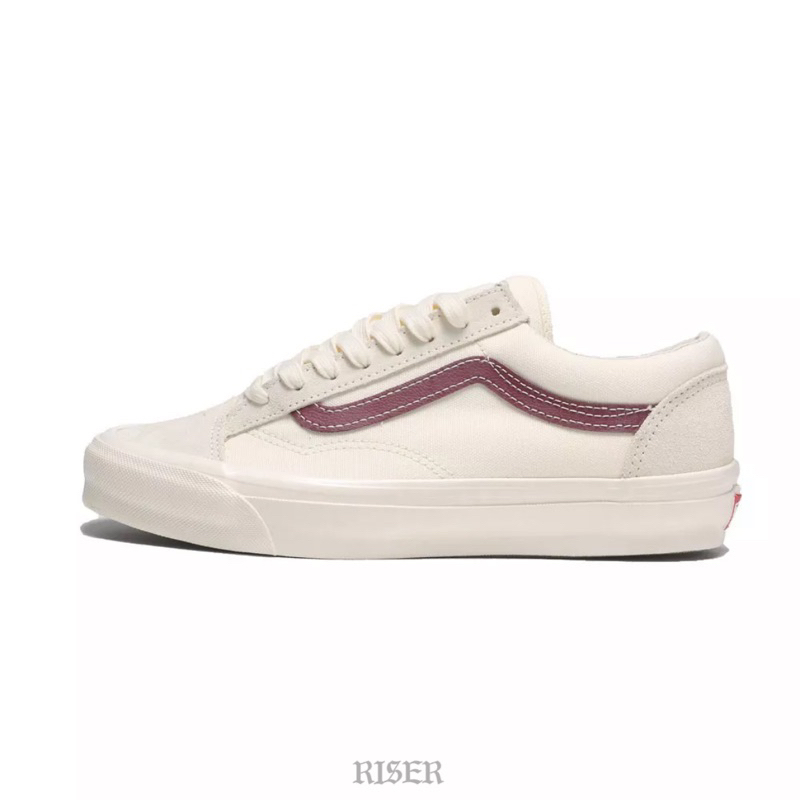 TRYGO｜VANS STYLE36 VAULT OG LX 米白 酒紅 VN0A4BVE9X