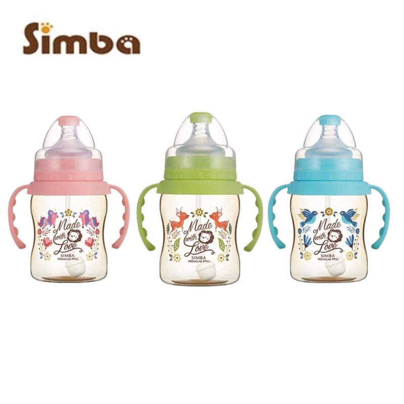 Simba 小獅王辛巴 桃樂絲PPSU自動把手寬口葫蘆小奶瓶 200ml