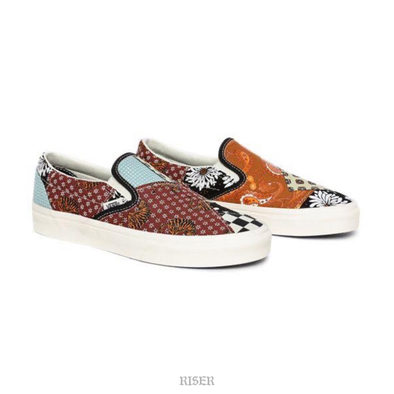 TRYGO｜ VANS TIGER PATCHWORK SLIP-ON 腰果花