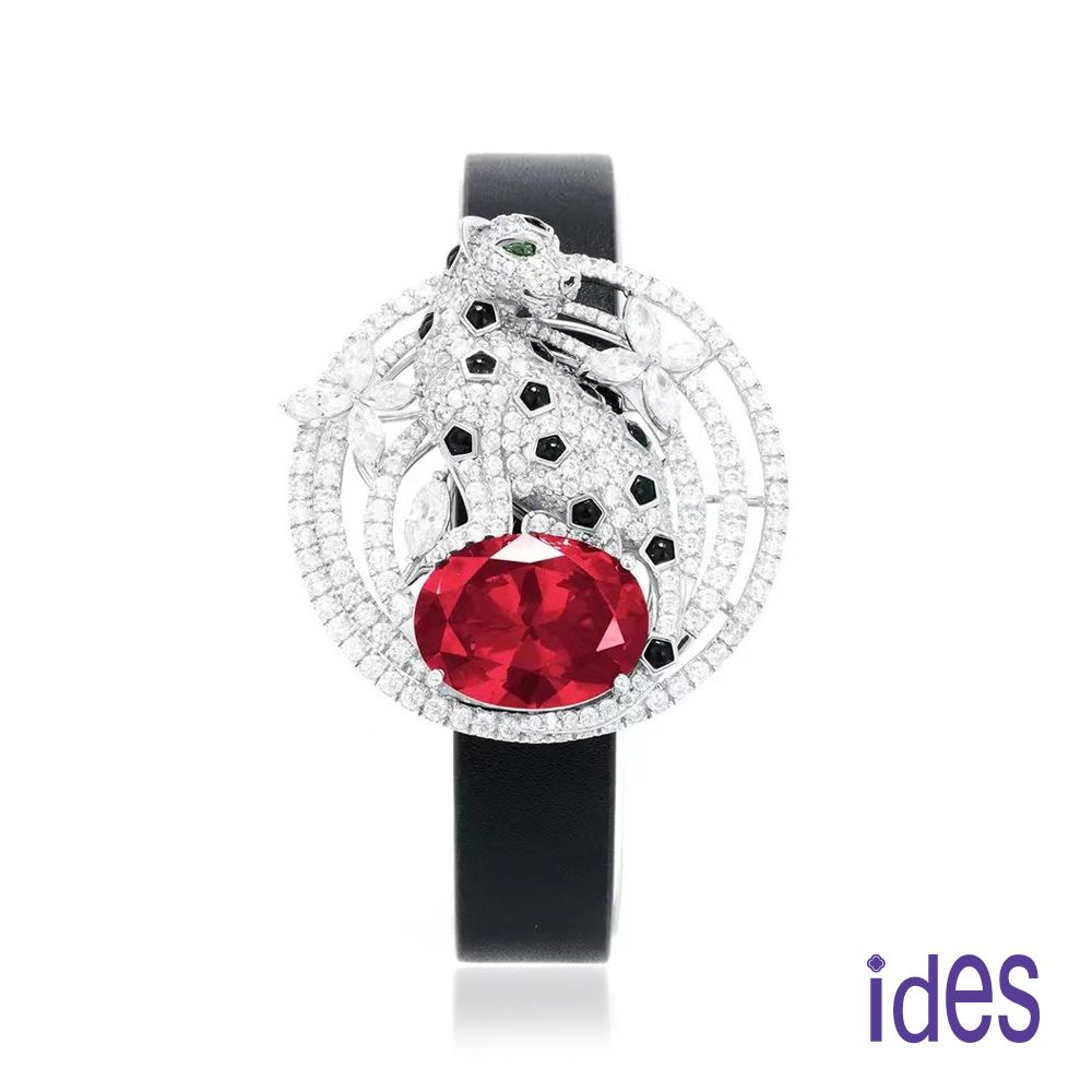 ides愛蒂思鑽石 歐風彩寶系列設計款手環手鍊項鍊/時尚紅