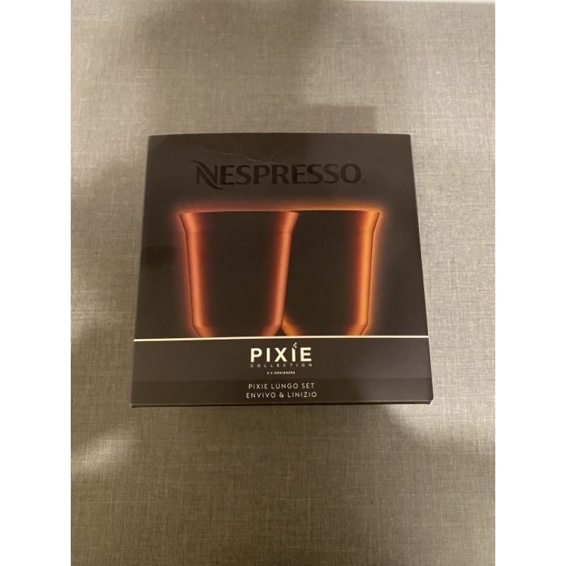 Nespresso pixie lungo set （印唯沃& 黎尼茲歐組） 限定 不鏽鋼咖啡杯組