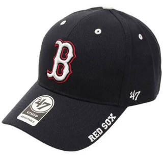 【'47 Brand】MLB BOSTON RED SOX MVP CAP 波士頓紅襪 挺版 棒球帽 (深藍色)