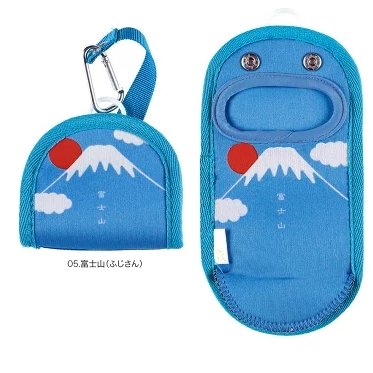 ROOTOTE 全新 日本 富士山 潛水布 眼鏡袋 眼鏡盒 水壺袋 手機袋 萬用袋