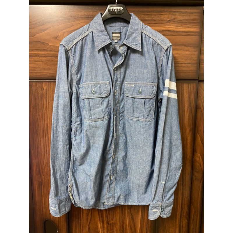 Momotaro SJ091 Chambray Work shirt 襯衫 38