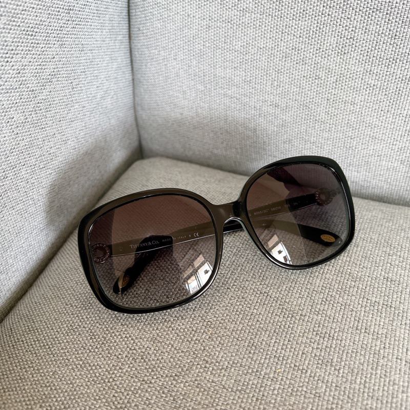 Tiffany &amp; Co. 膠框墨鏡 太陽眼鏡 蒂芬妮綠 湖水綠 水鑽