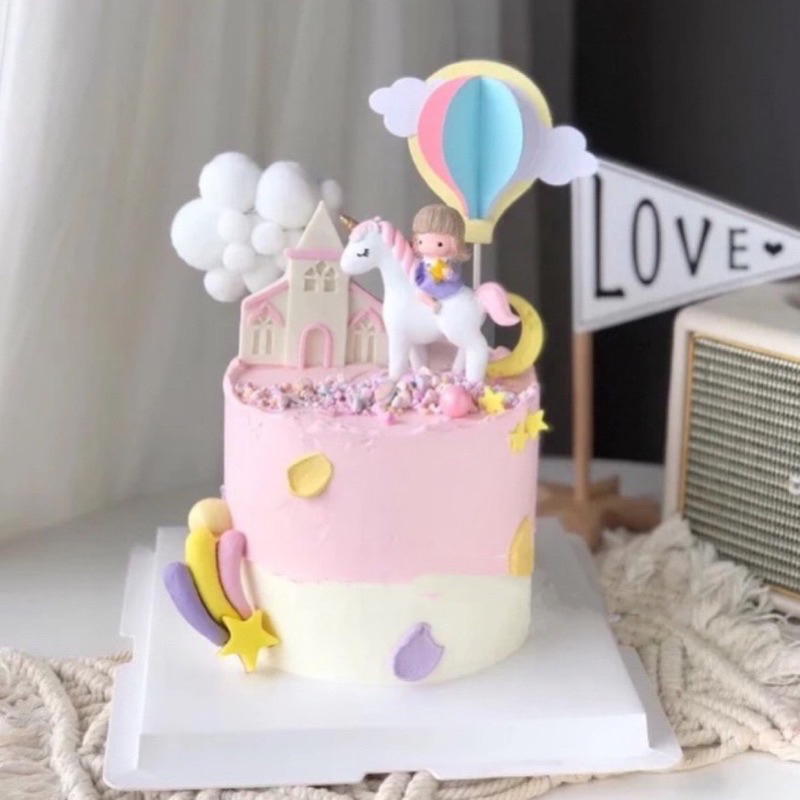 🍊橙子氣球🇹🇼現貨「熱氣球蛋糕插牌 蛋糕裝飾」烘焙用品 烘焙裝飾 生日蛋糕 熱氣球 氣球 立體裝飾 網美蛋糕 蛋糕裝飾
