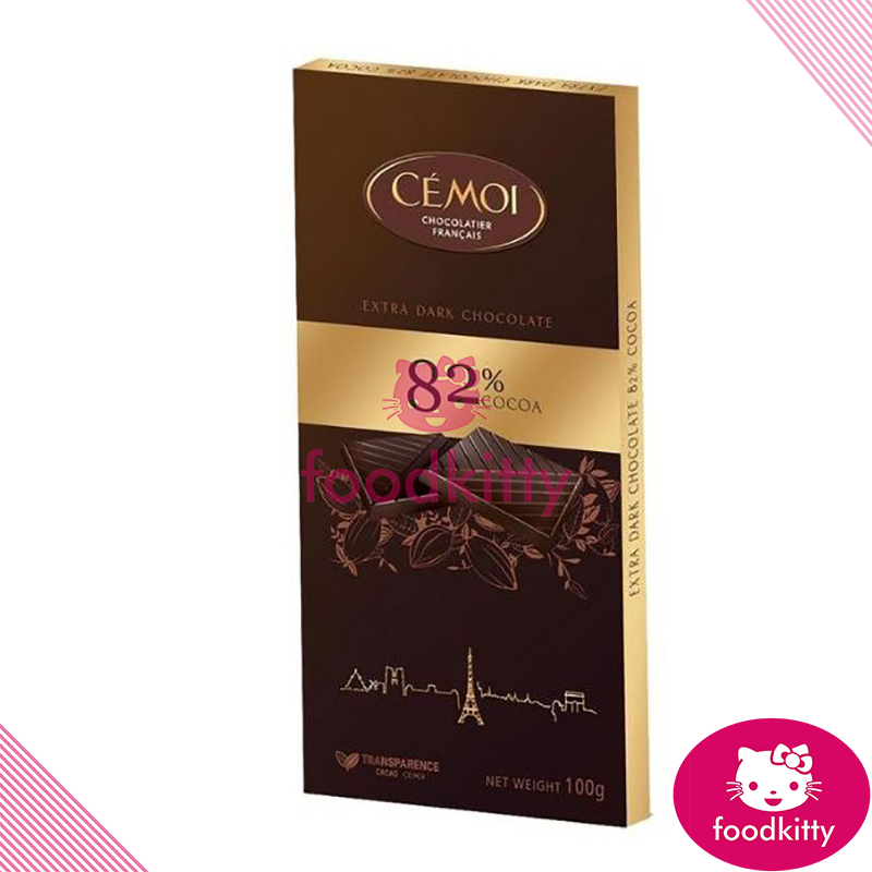 【迪西美食】 台灣出貨 Cemoi 82% 黑巧克力 100g 好市多黑巧克力 巧克力 dark chocolate