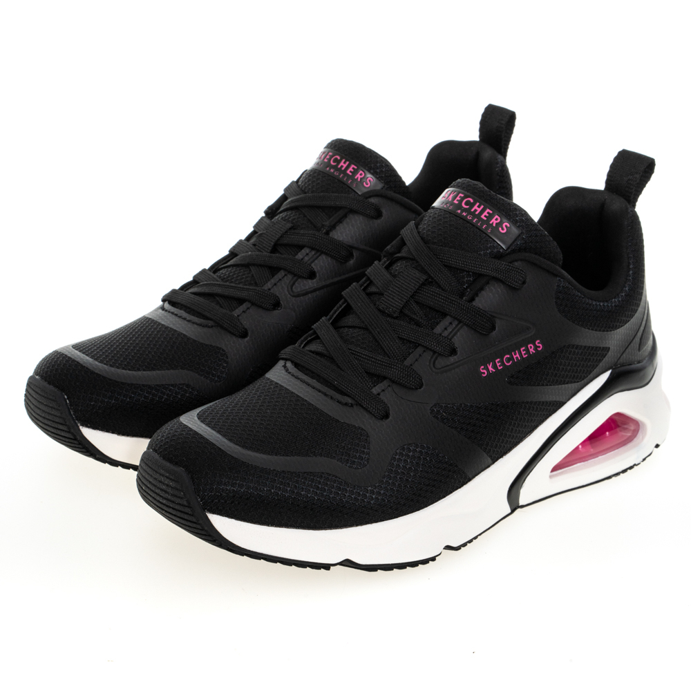 SKECHERS 女鞋 休閒系列 TRES-AIR UNO - 177420BLK