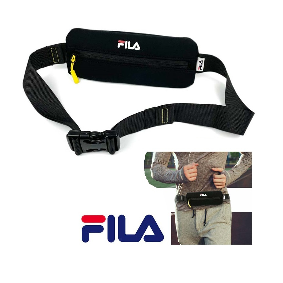 風雅日和💖日版 FILA 運動腰包 (81fl07) 隨身包 貼身小包 胸前包 旅行隨身包 OXX